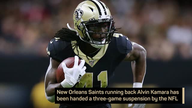 Saints' Alvin Kamara Issued Three-Game Suspension